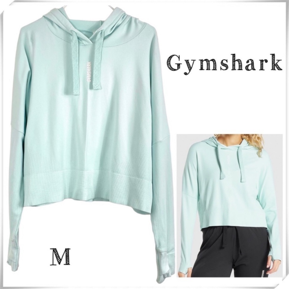 GYMSHARK Pause Athletic Hoodie in Light Green Size M #GLPO4287